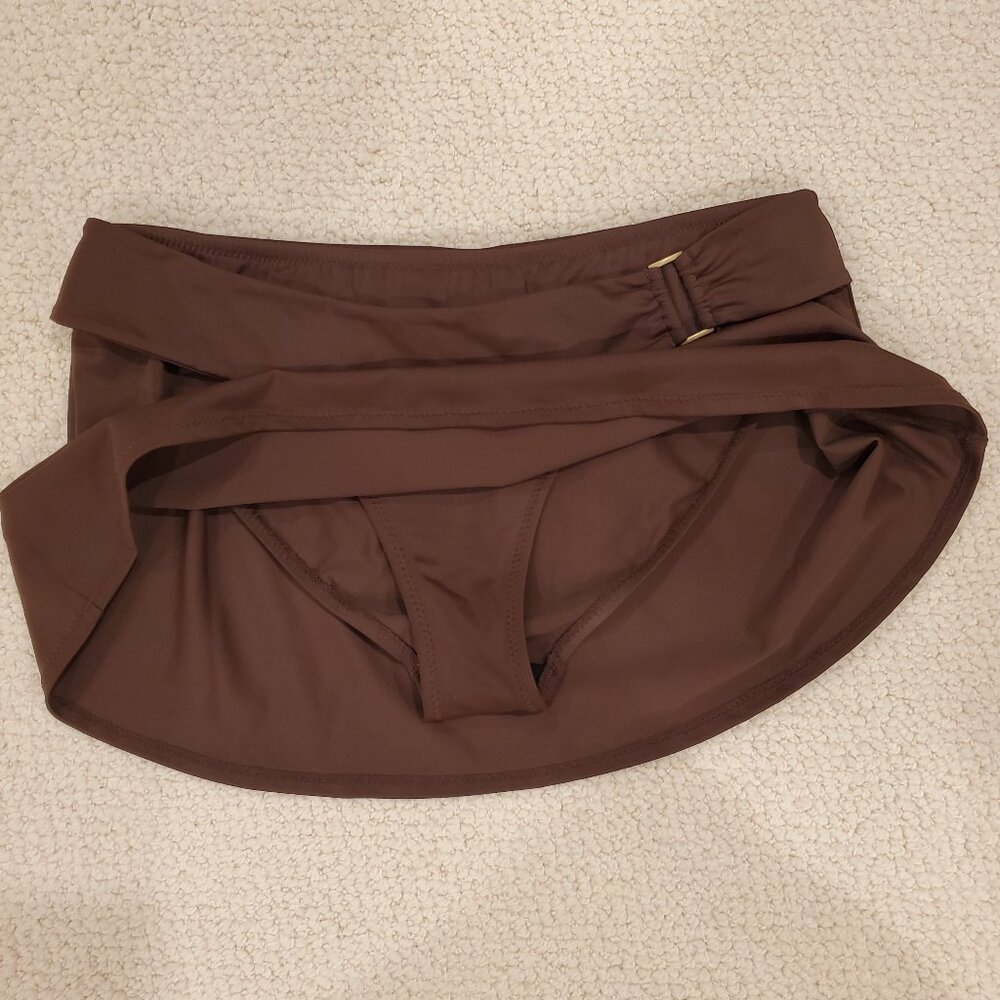 Merona brown swim skirt - Picture 3 of 7
